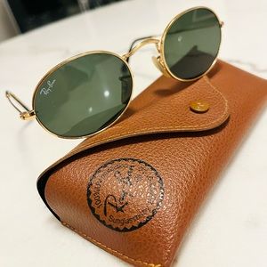 Ray ban sunglasses oval flat lenses